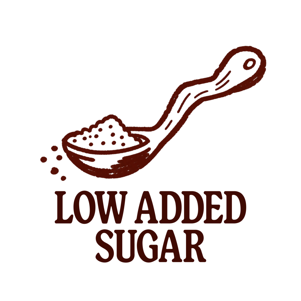 Low added sugar
